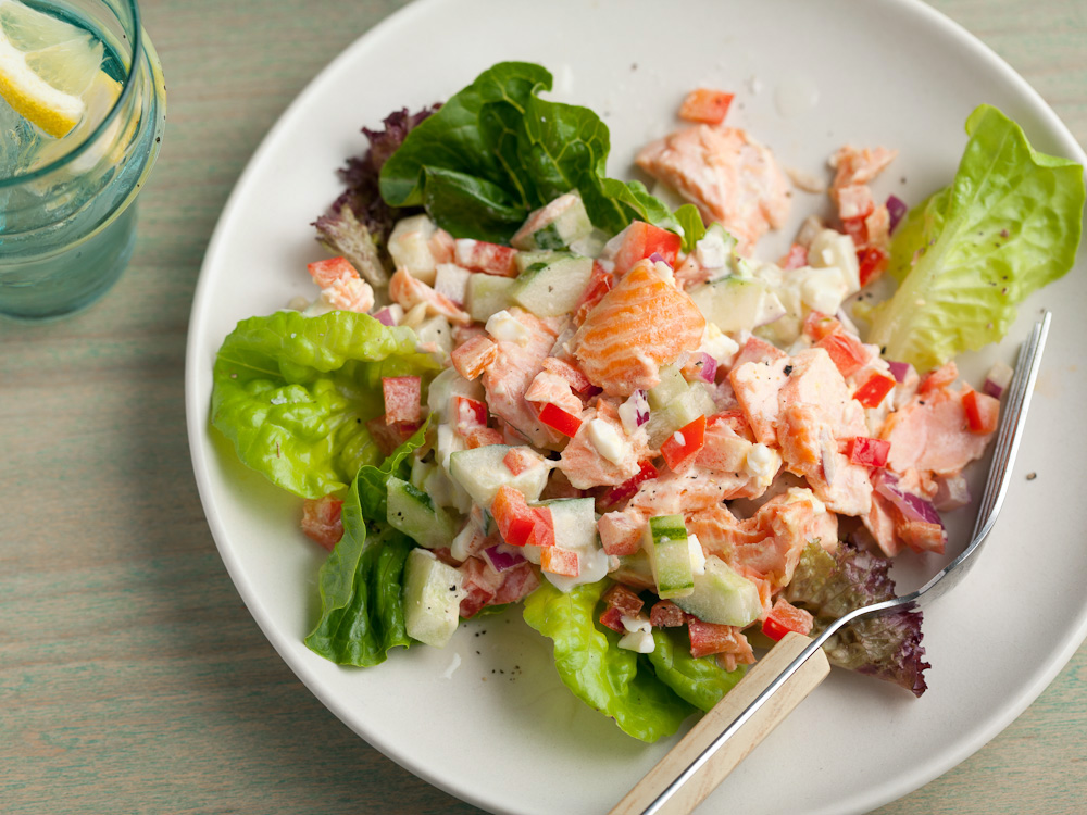 Ensalada de salmón
