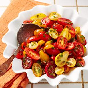 Ensalada de tomate con anchoas