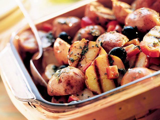 Ensalada mediterránea de papa