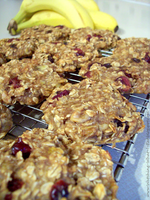 Galletas de banano y avena (sin azúcar,huevo, leche y harina)