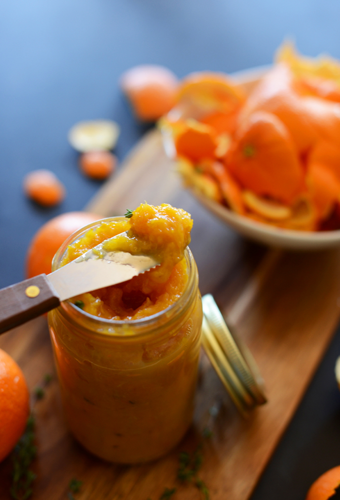 Jalea de naranja con tomillo