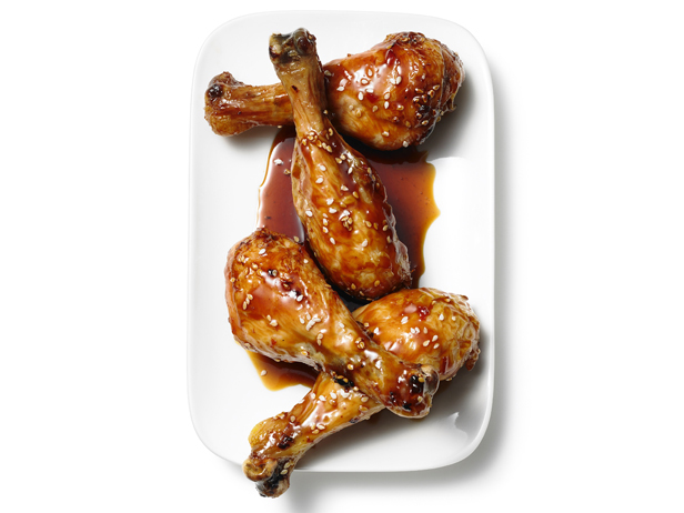 Muslitos de pollo con manzana y miel
