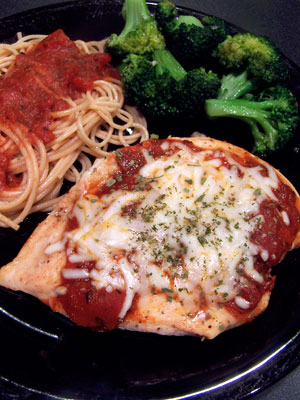 Pollo a la parmesana