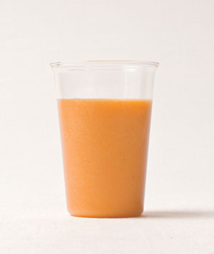 Smoothie de piña con zanahoria