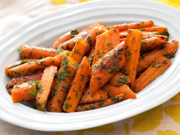 Zanahorias con menta y perejil